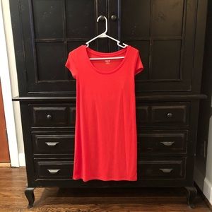 NWT Mossimo coral t-shirt dress